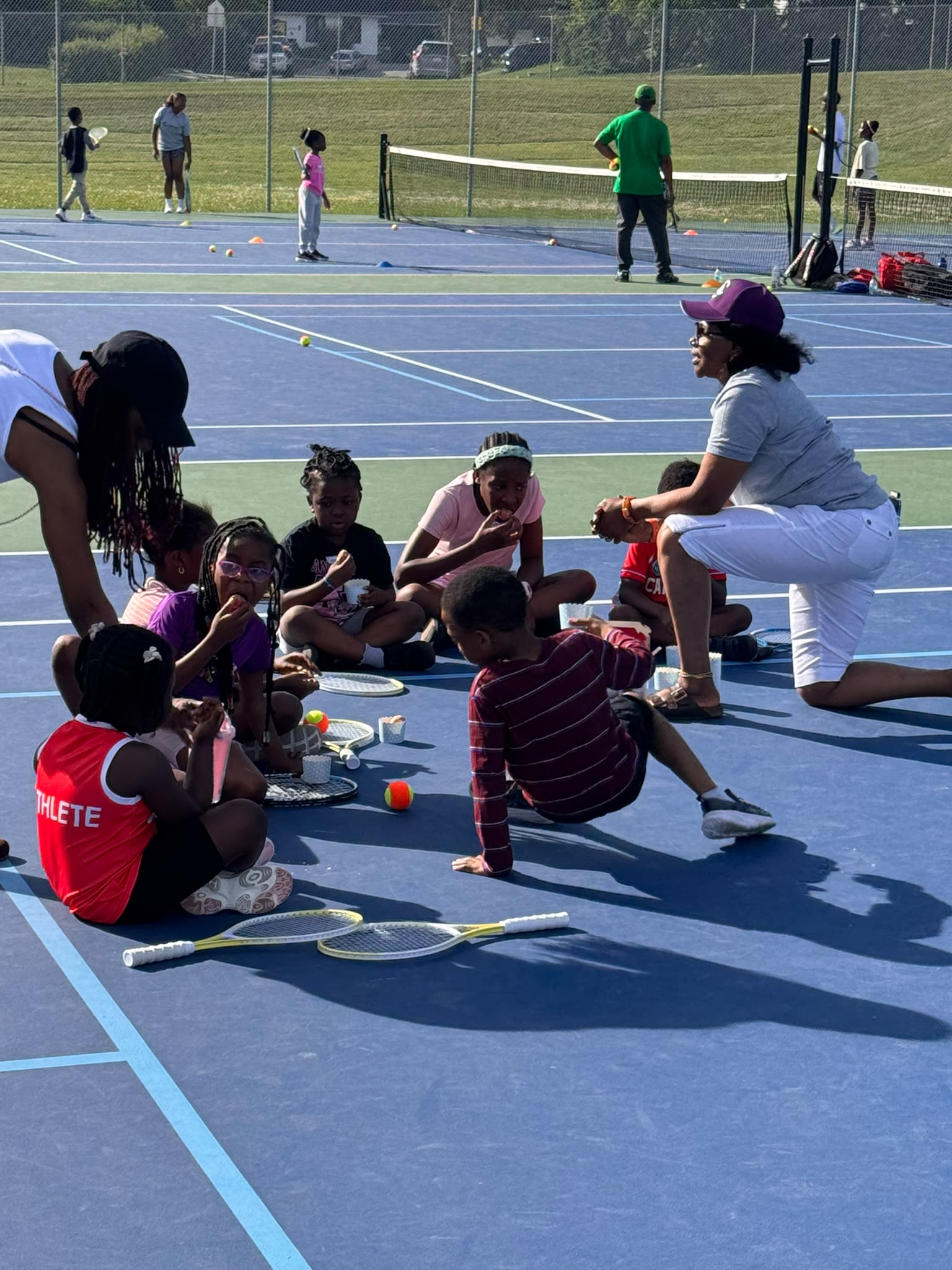 Kids Community Tennis Clinic Highlights