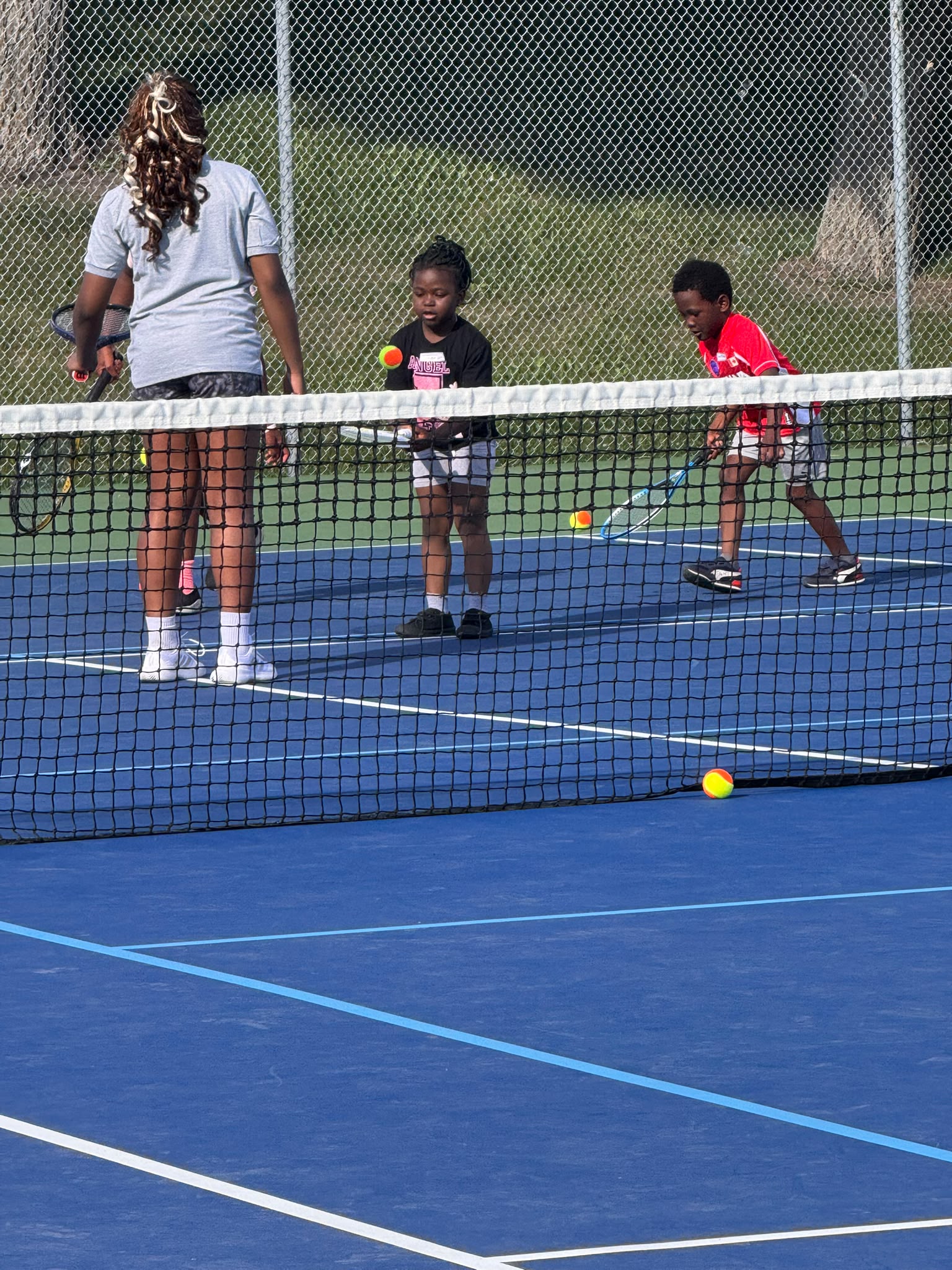 Kids Community Tennis Clinic Highlights