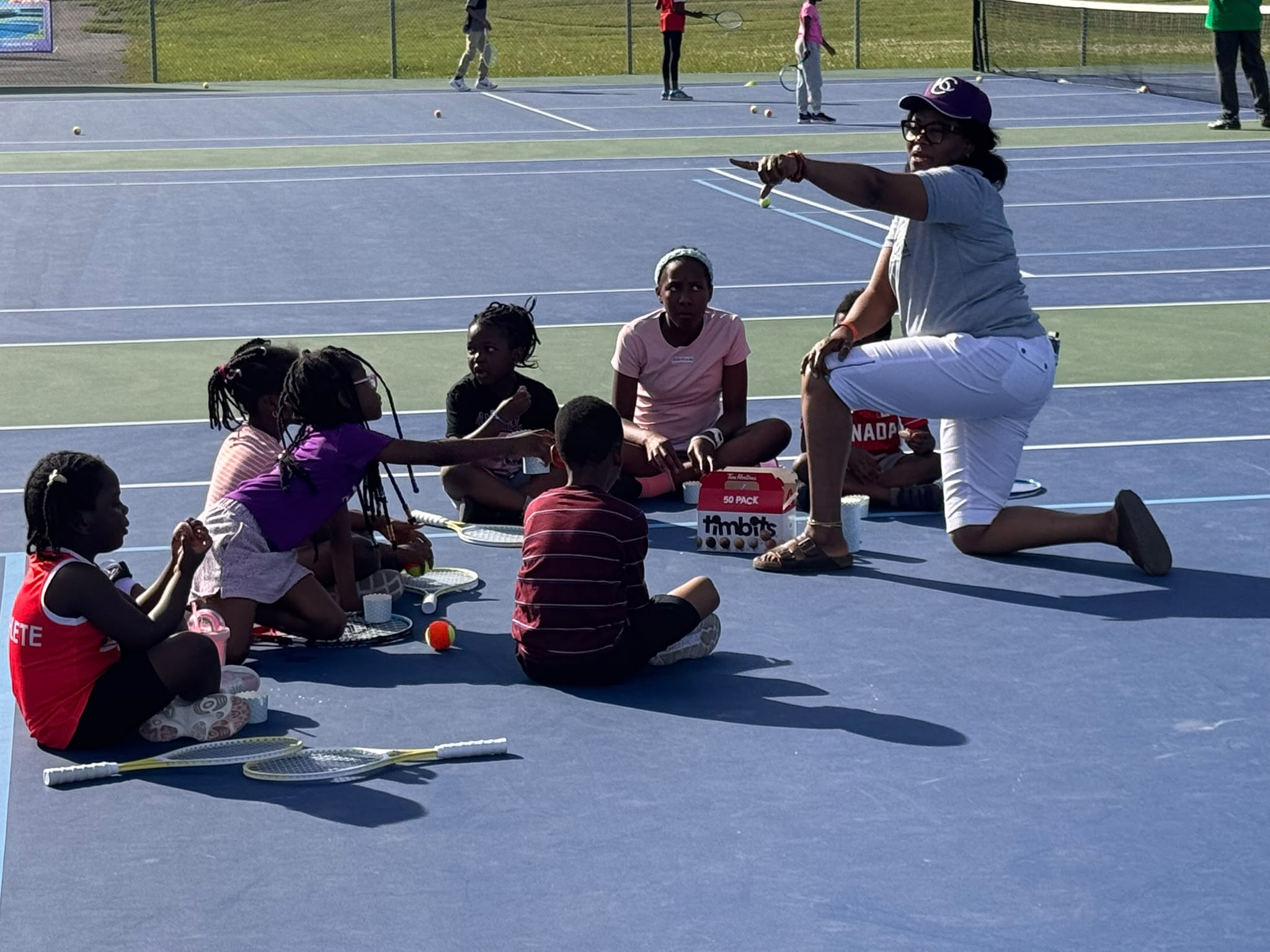Kids Community Tennis Clinic Highlights