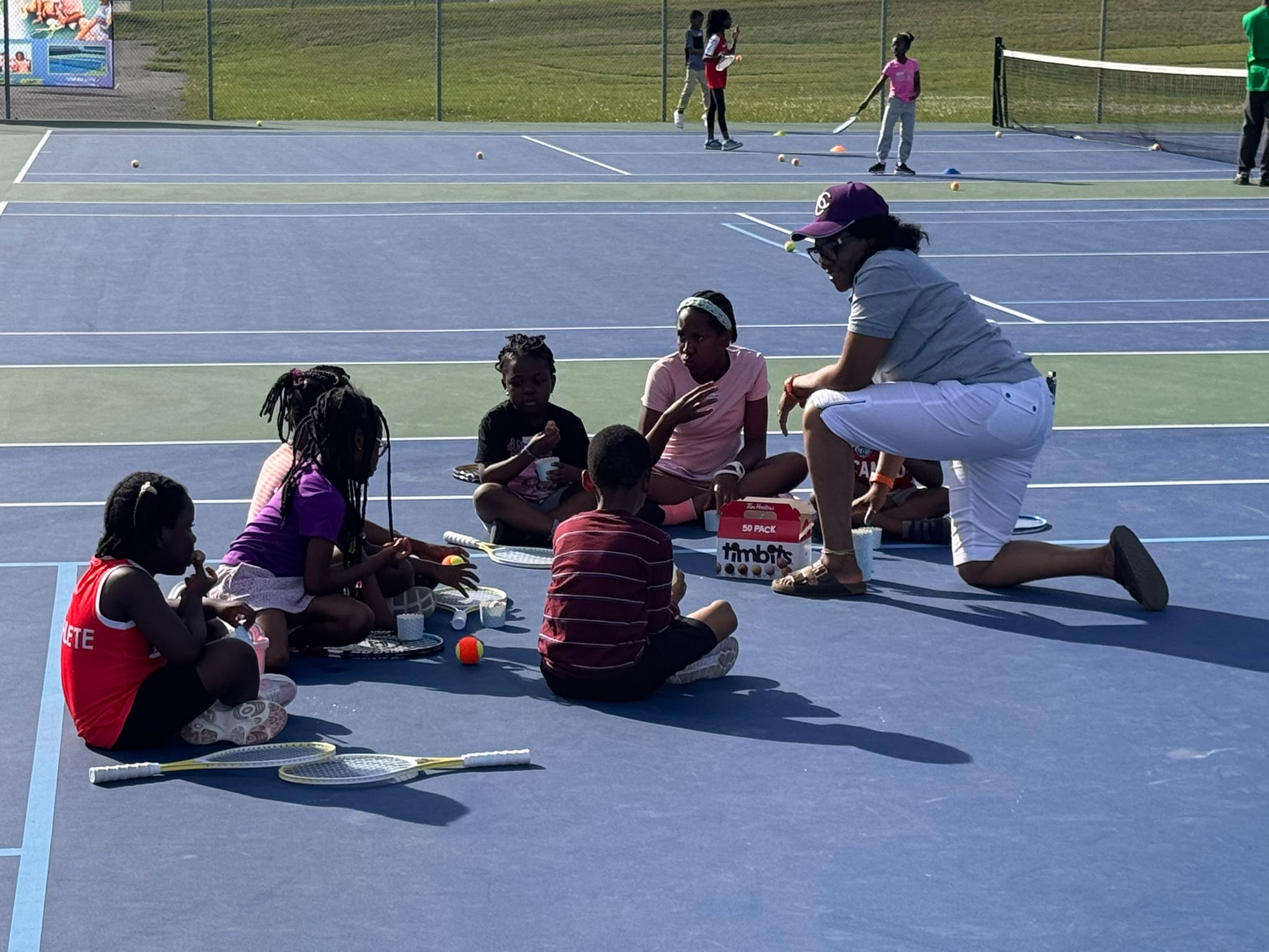 Kids Community Tennis Clinic Highlights