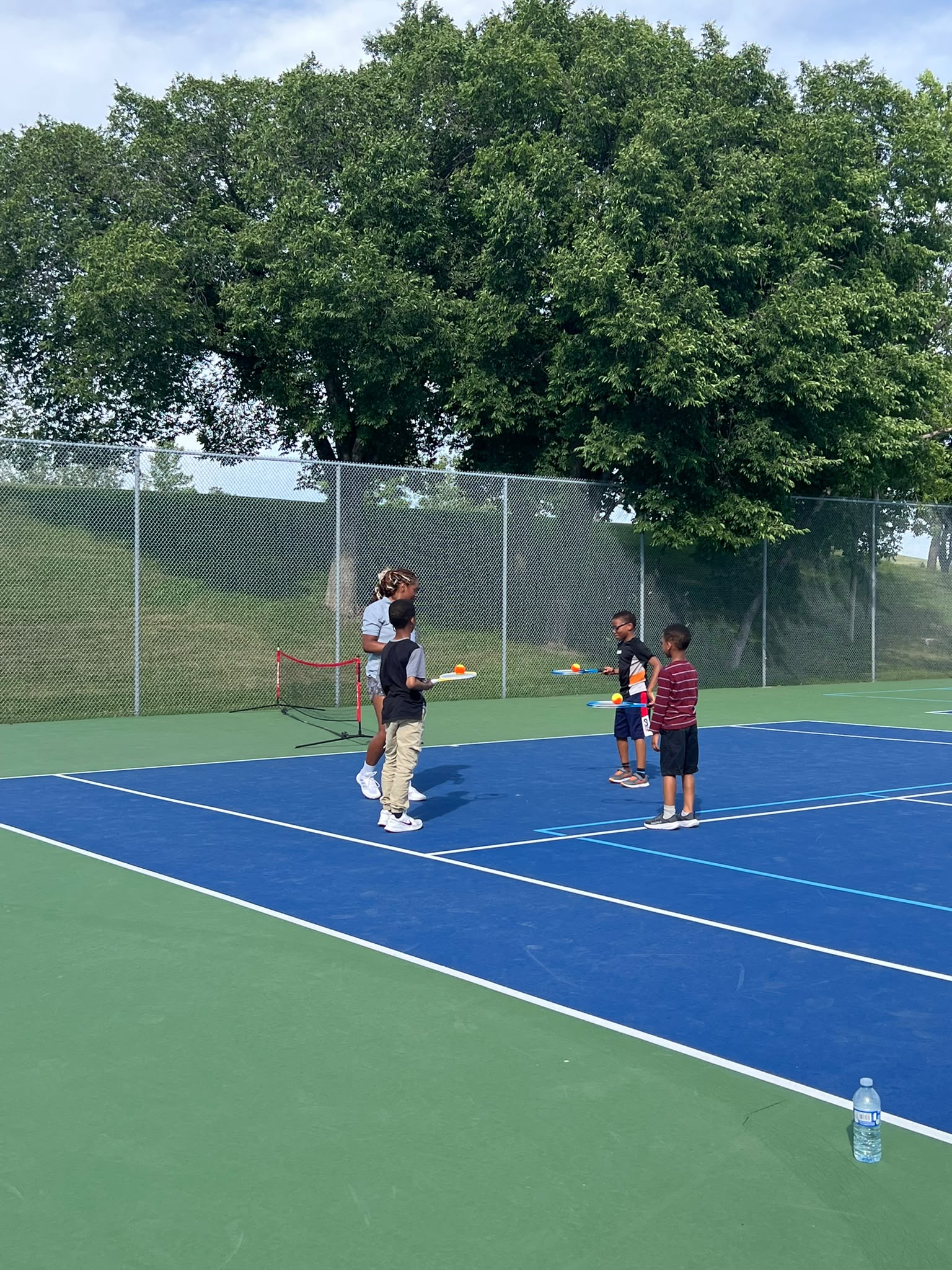 Kids Community Tennis Clinic Highlights