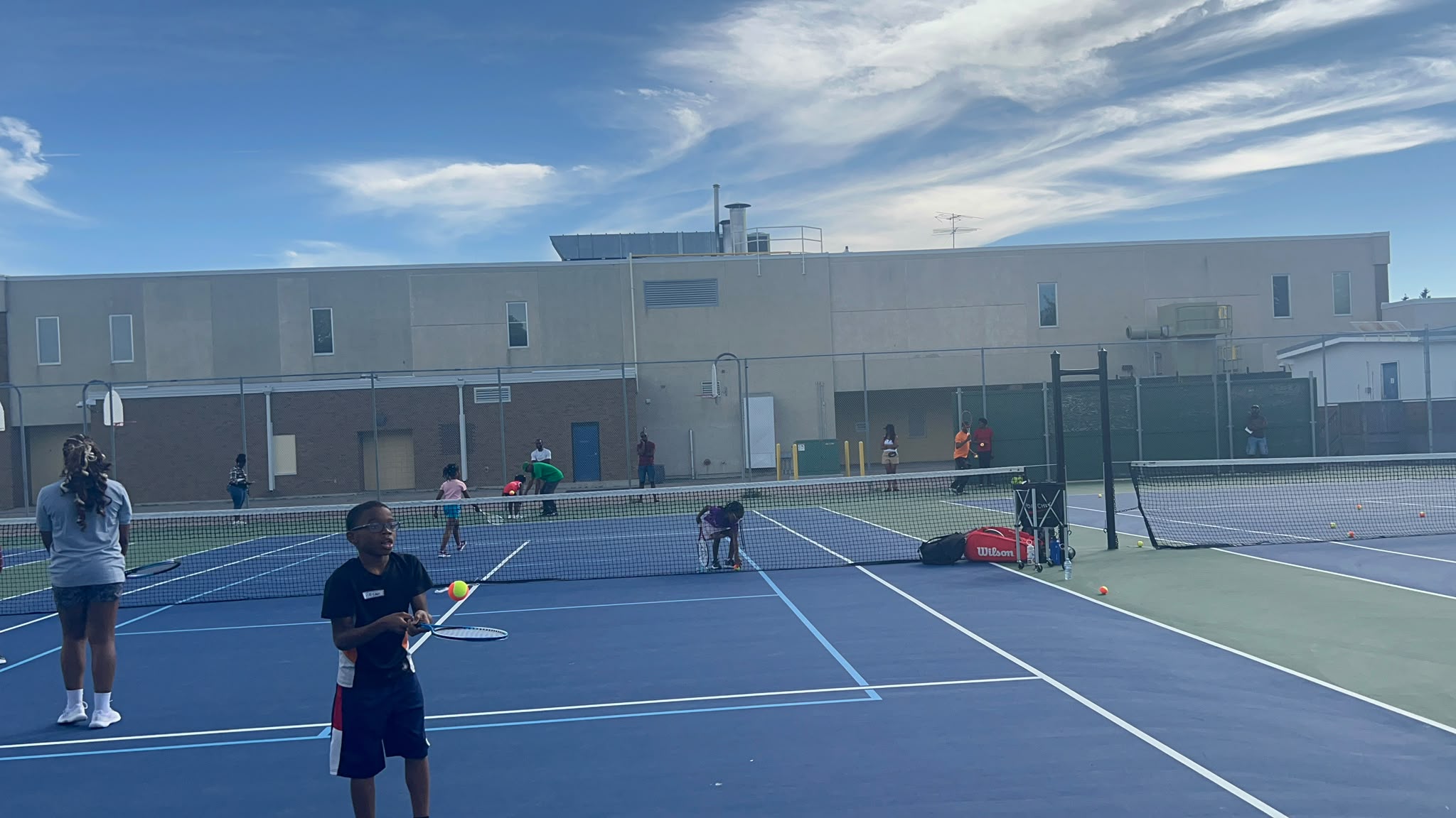 Kids Community Tennis Clinic Highlights