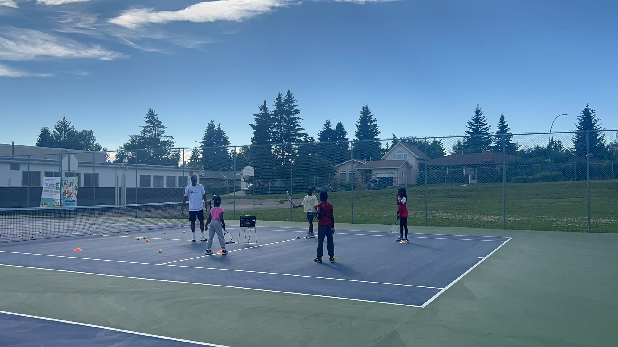 Kids Community Tennis Clinic Highlights