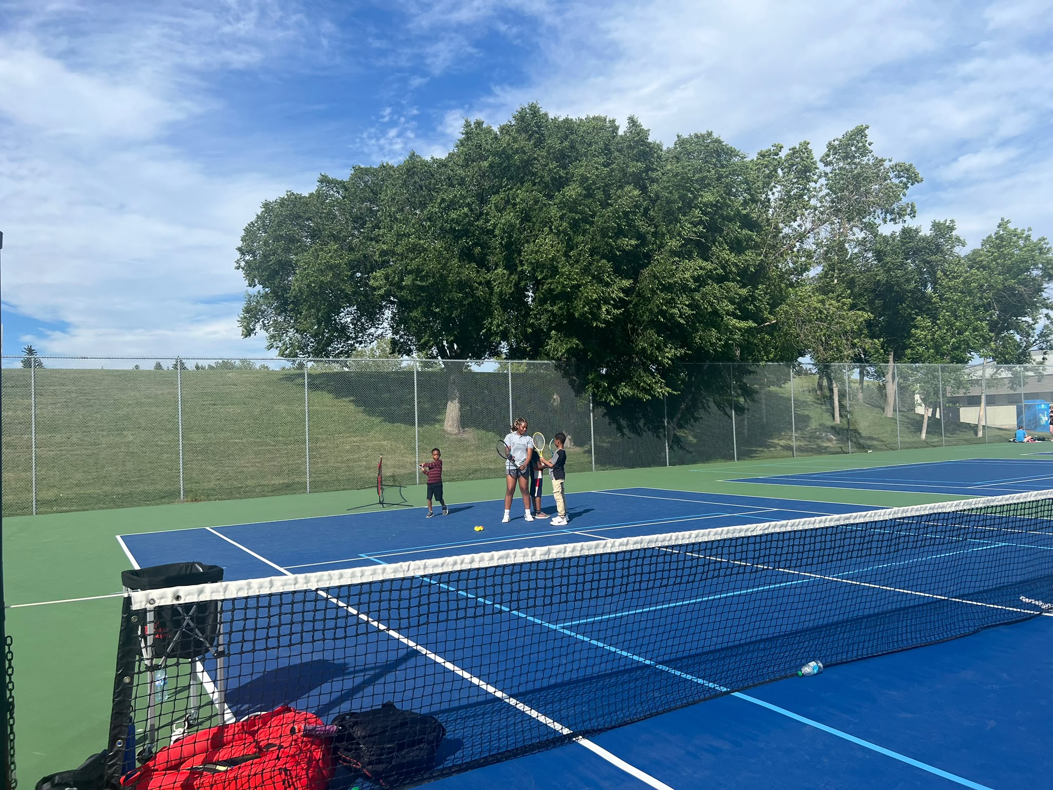 Kids Community Tennis Clinic Highlights