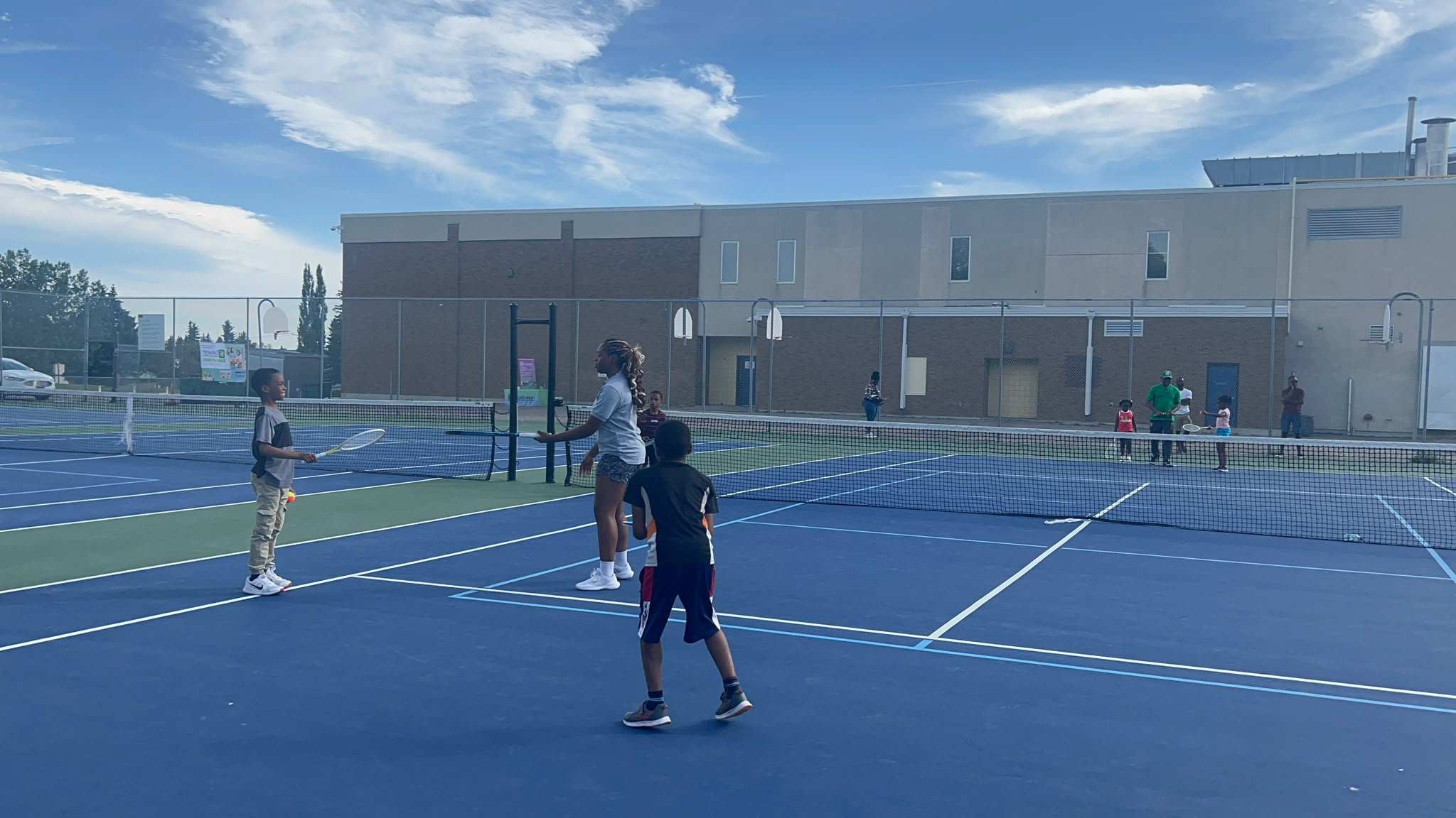 Kids Community Tennis Clinic Highlights