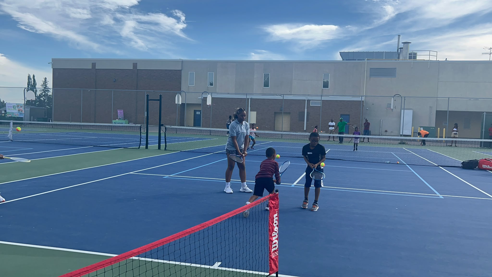 Kids Community Tennis Clinic Highlights