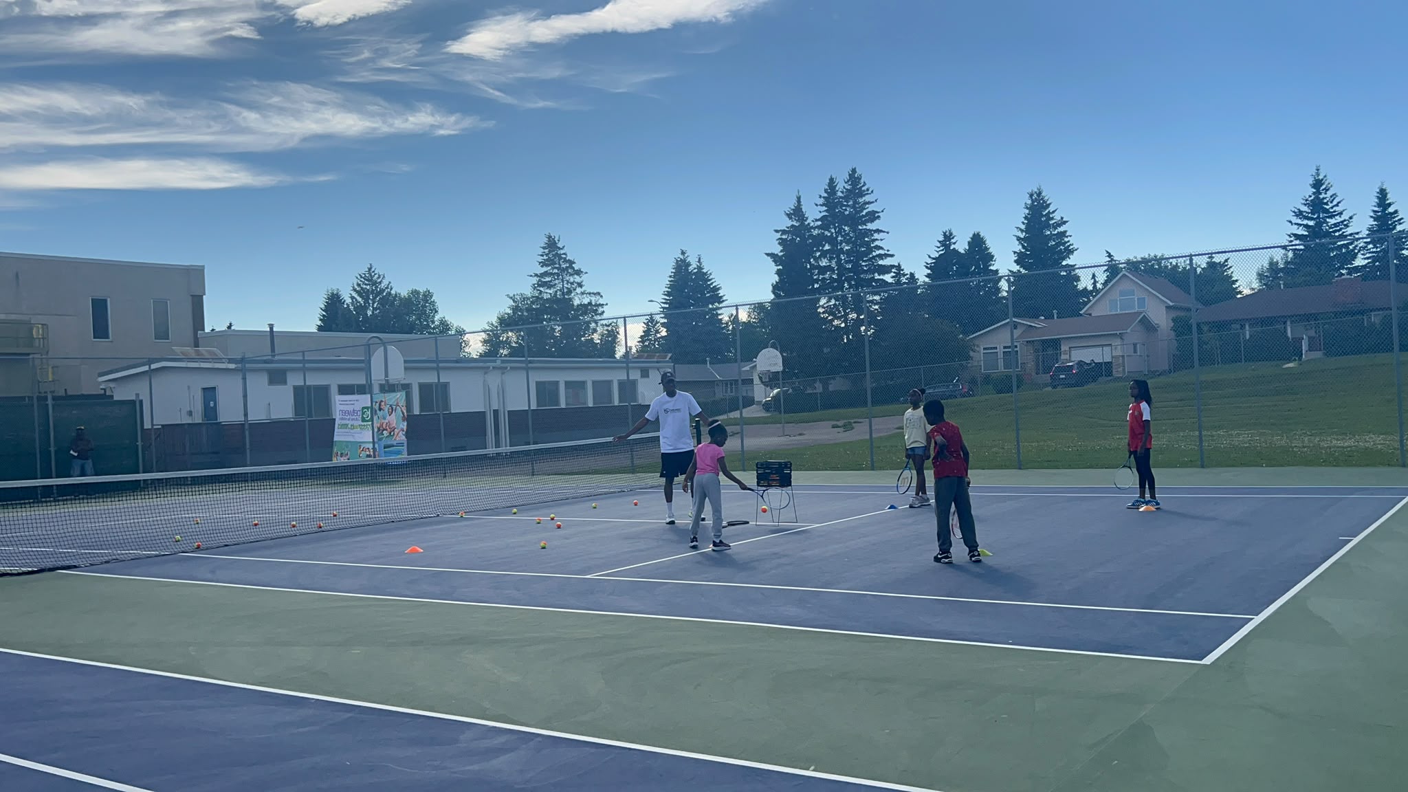 Kids Community Tennis Clinic Highlights
