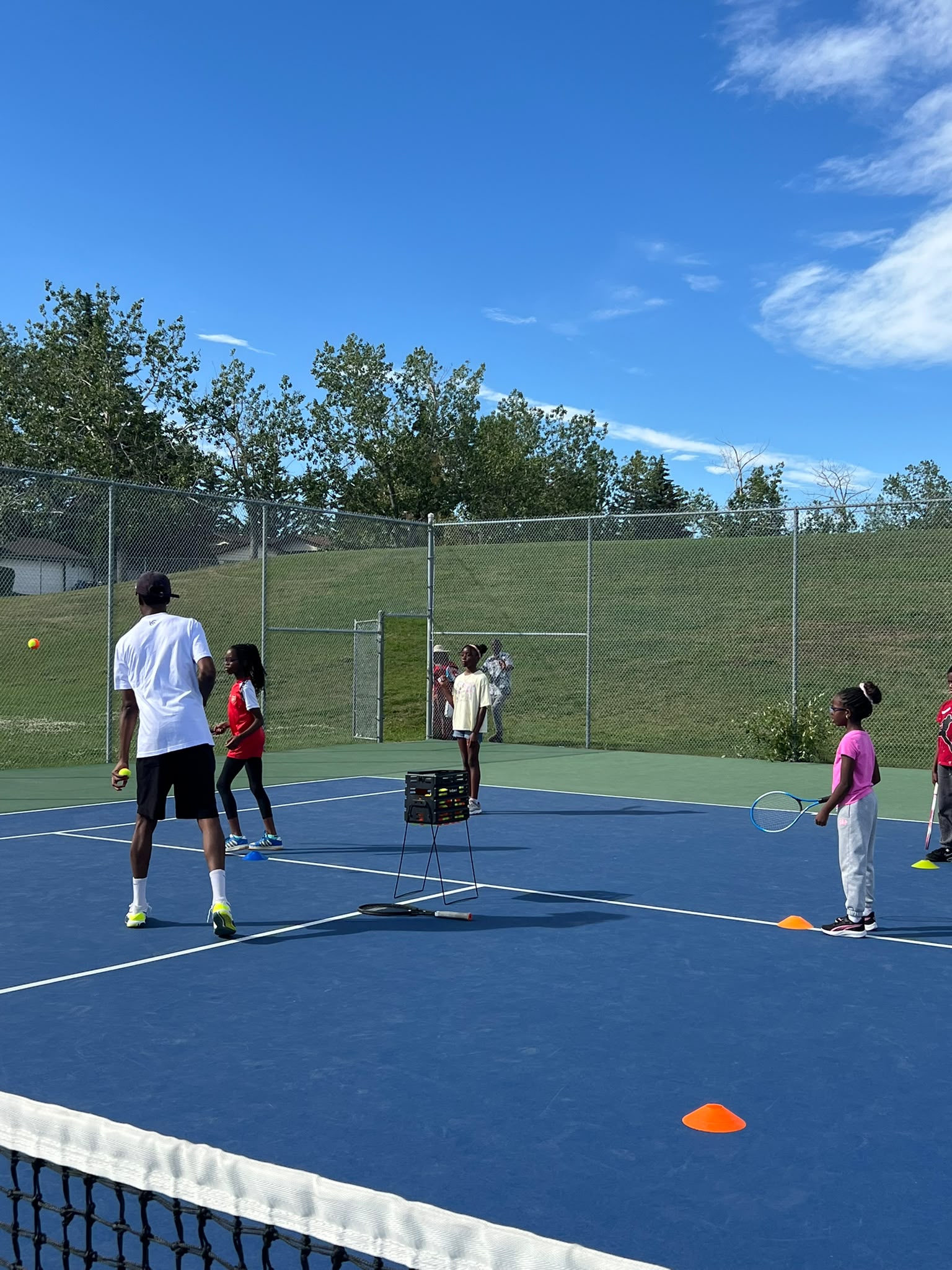 Kids Community Tennis Clinic Highlights
