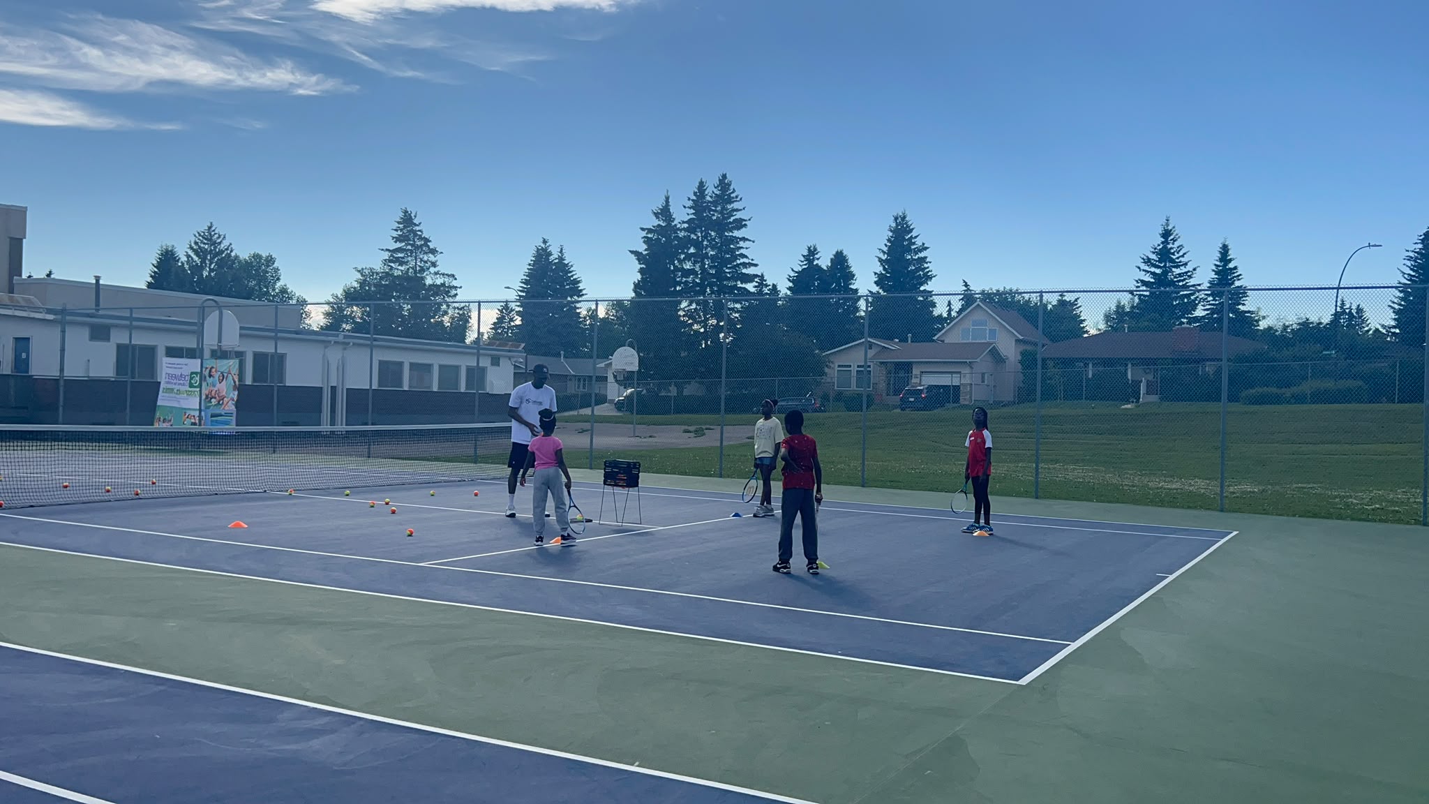 Kids Community Tennis Clinic Highlights