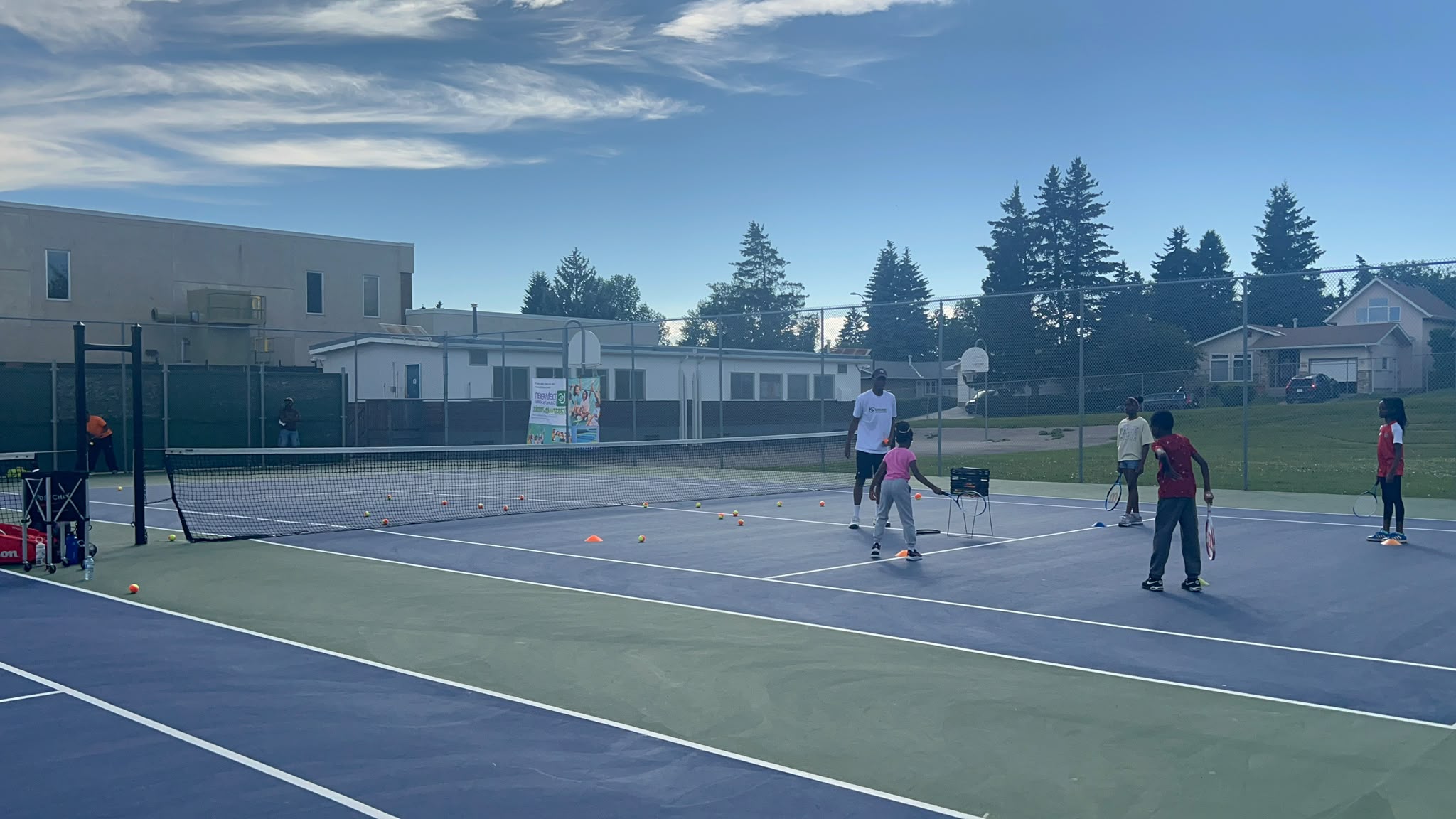 Kids Community Tennis Clinic Highlights