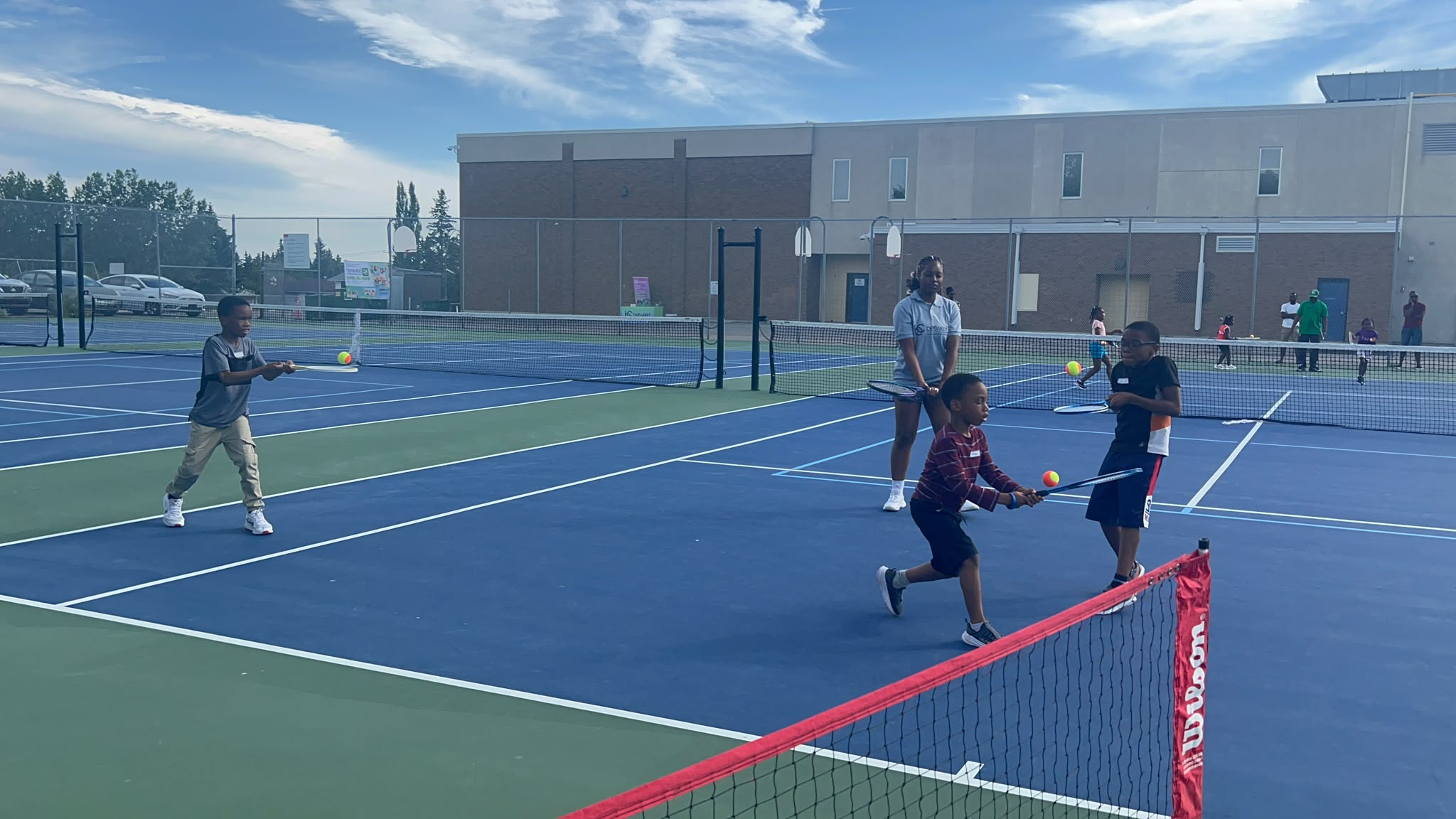 Kids Community Tennis Clinic Highlights