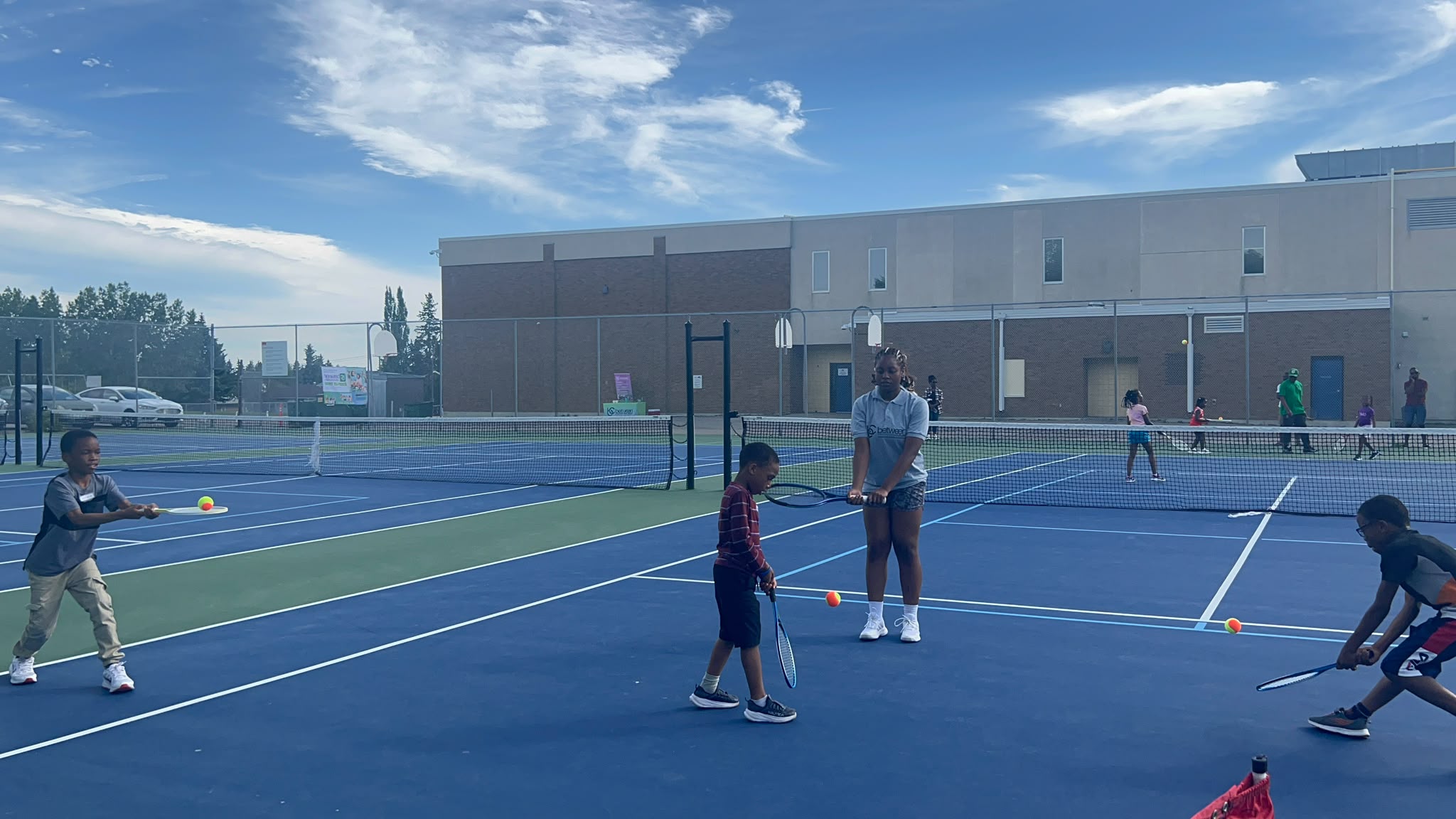 Kids Community Tennis Clinic Highlights